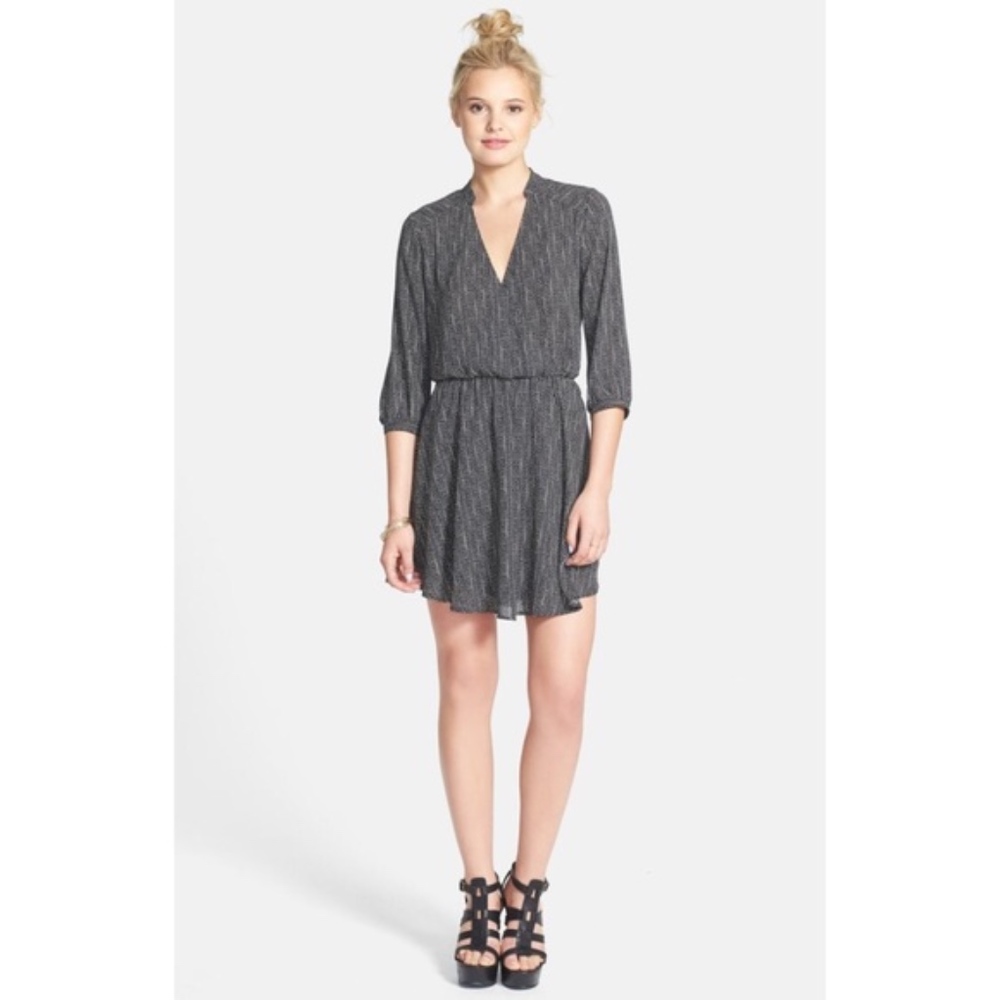 Nordstrom x LUSH Polka Dot Front Wrap Dress